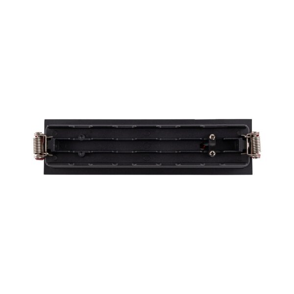 LED Einbauspot Schwarz Alu 3000 K lang L:20 cm Modern