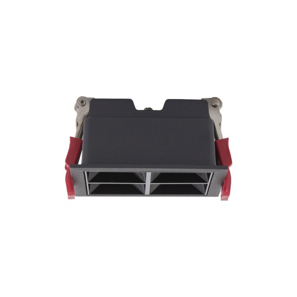 LED Einbaustrahler Schwarz 4000 K B:9 cm eckig Modern