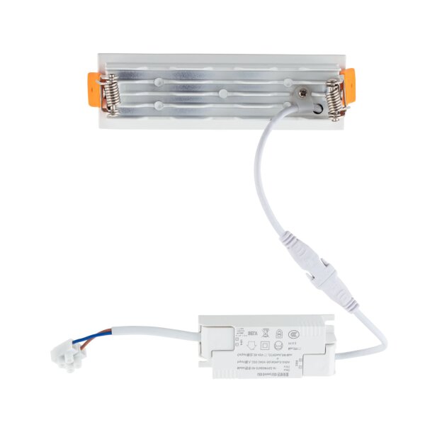 LED Einbaustrahler Weiß 4000 K L:14 cm lang Modern