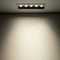 LED Einbaustrahler Weiß 4000 K L:14 cm lang Modern