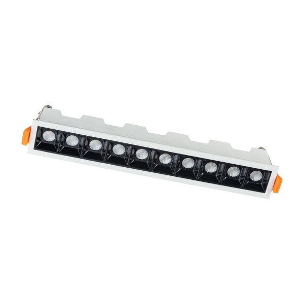 LED Einbaustrahler Weiß 4000 K L:28 cm länglich Modern