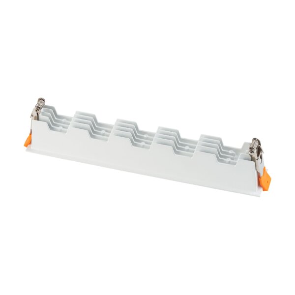 LED Einbaustrahler Weiß 4000 K L:28 cm länglich Modern