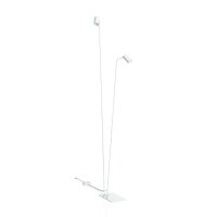 XXL Stehleuchte Wei&szlig; GU10 H:216 cm flexibel Modern