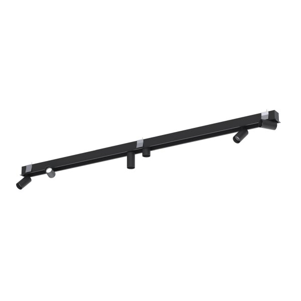 XXL Einbaustrahler Schwarz GU10 L:216 cm lang flexibel