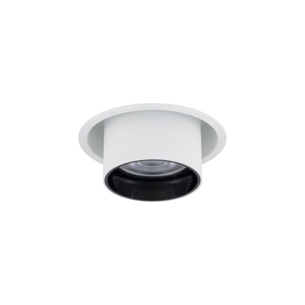 Einbauspot Weiß Schwarz GU10 B:8 cm verstellbar Modern