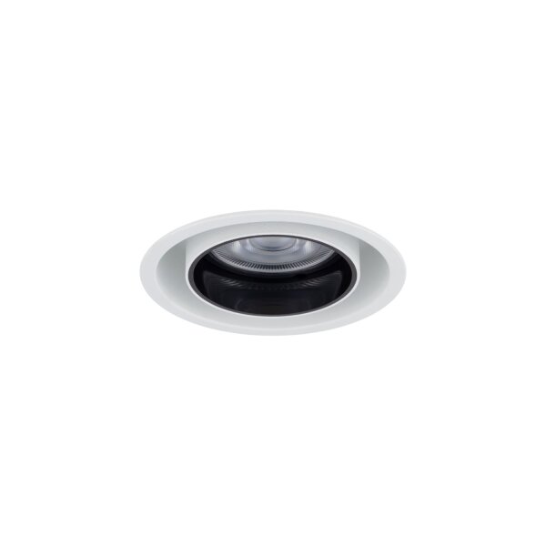 Einbauspot Weiß Schwarz GU10 B:8 cm verstellbar Modern