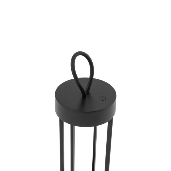 LED Tischlampe Schwarz IP54 2700 K 30 cm 8 h tragbar