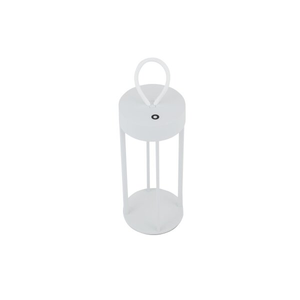 LED Akku Tischlampe Weiß IP54 2700 K 30 cm 8 h tragbar