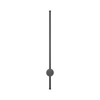LED Wandlampe Außen Schwarz IP54 3000 K 97 cm indirekt