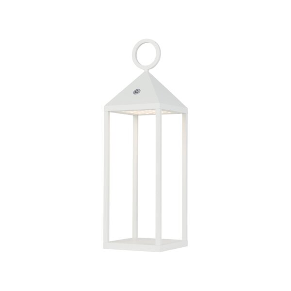 LED Akku Tischlampe Weiß IP65 3000 K 12 h Touch Dimmer