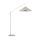 Stehleuchte flexibel Beige Stoff E27 H:240 cm blendarm