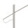 Stehleuchte flexibel Beige Stoff E27 H:240 cm blendarm