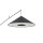 Stehlampe Schwarz Stoff flexibel E27 H:240 cm Modern