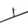 Stehlampe Schwarz Stoff flexibel E27 H:240 cm Modern