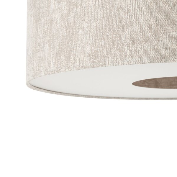 Stehleuchte XXL Beige Stoff E27 230 cm verstellbar