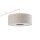 Stehleuchte XXL Beige Stoff E27 230 cm verstellbar