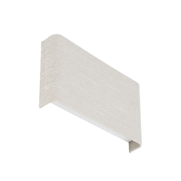 Wandlampe Creme Stoff G9 B:25 cm Up Down blendarm