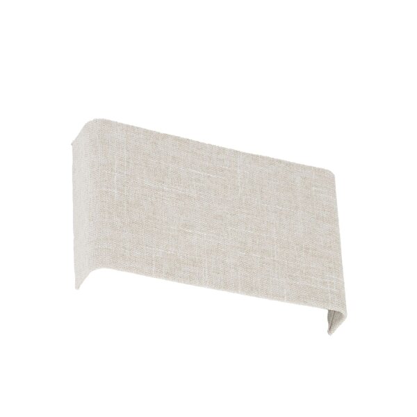 Wandlampe Creme Stoff G9 B:25 cm Up Down blendarm