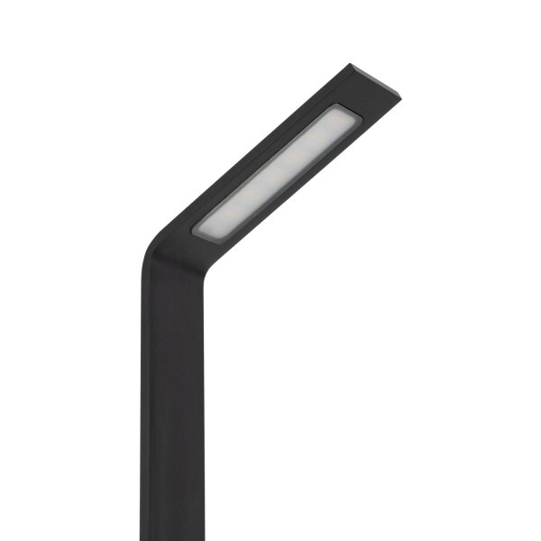 LED Wegeleuchte Schwarz Aluminium IP54 3000 K H:80 cm