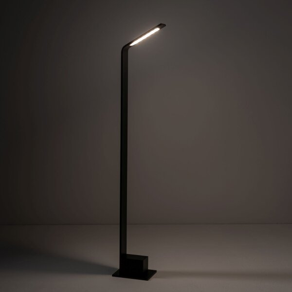 LED Wegeleuchte Schwarz Aluminium IP54 3000 K H:80 cm