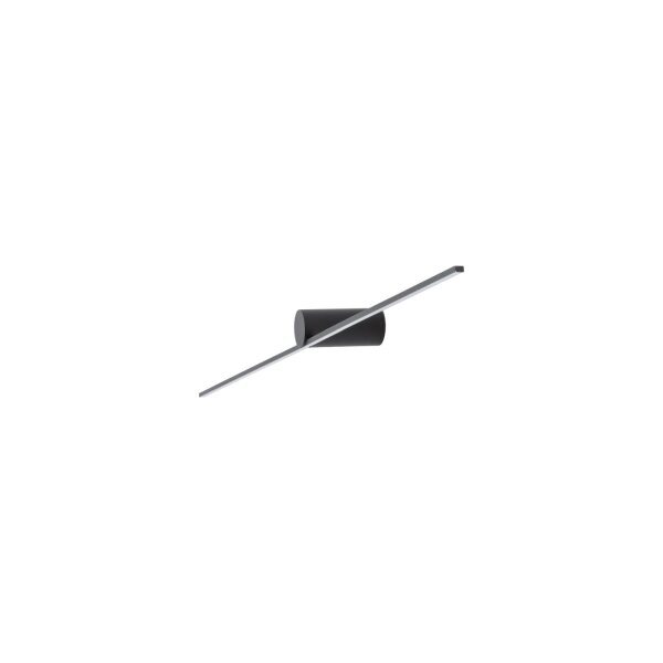 LED Wandlampe Schwarz Metall 4000 K L:66 cm lang Modern
