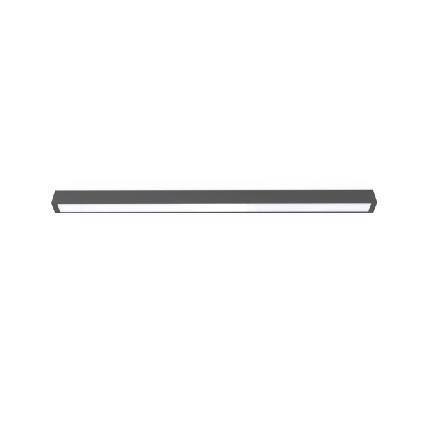 LED Deckenlampe Graphit Stahl 3000 K L:123 cm Modern