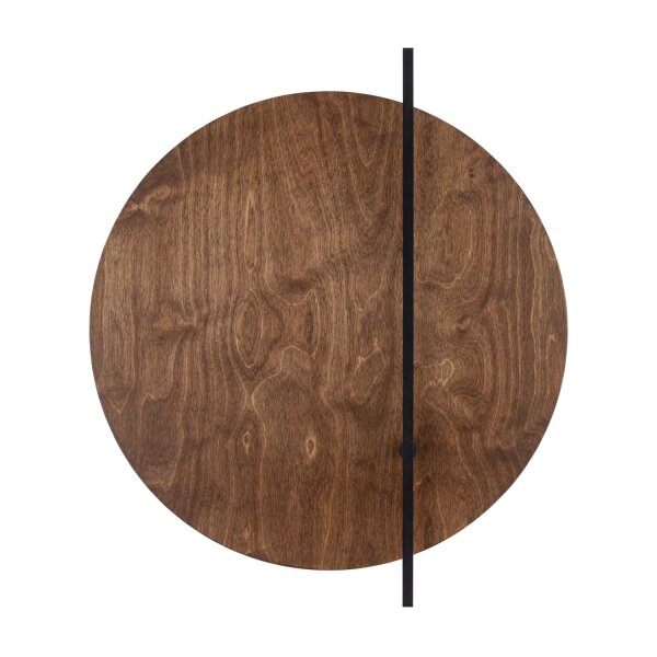 LED Wandlampe Schwarz Holz 3000 K B:50 cm indirekt