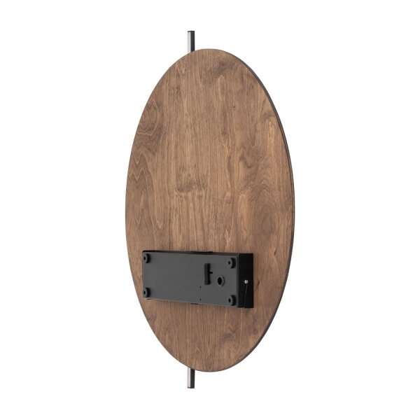 LED Wandlampe Schwarz Holz 3000 K B:50 cm indirekt