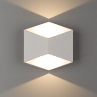 LED Außenwandleuchte Up Down Weiß IP54 3000 K...