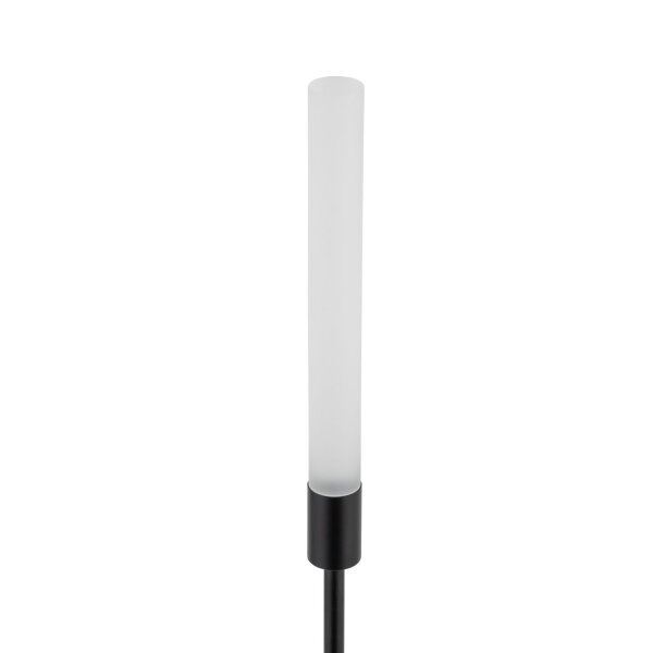 LED Pollerleuchte Schwarz Erdspieß IP54 3000 K 120 cm
