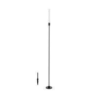 LED Pollerleuchte Schwarz Erdspieß IP54 3000 K 120 cm