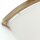 Wandlampe Metall Glas 31 cm breit in Messing Antik Weiß