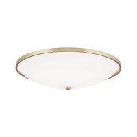 Deckenleuchte Glas Metall E27 D: 56,5 cm rund