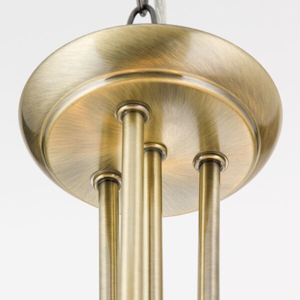 Hängeleuchte Metall Glas Ø 56,5 cm H: 105 cm E27