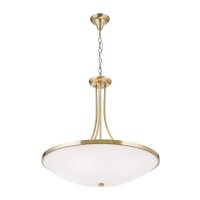 Hängeleuchte Metall Glas Ø 56,5 cm H: 105 cm E27