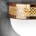 Wandlampe Glas Metall E27 B: 33 cm 2-flammig Jugendstil