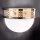 Wandlampe Glas Metall E27 B: 40 cm 3-flammig Jugendstil