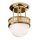 Deckenleuchte Metall Glas Ø 33 cm rund E14 4-flammig