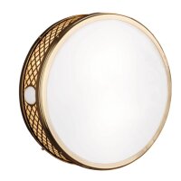 Deckenleuchte Glas Metall E14 D: 40 cm 2-flammig rund