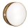 Deckenleuchte Glas Metall E14 D: 40 cm 2-flammig rund