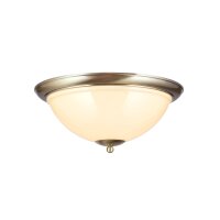Deckenleuchte Messing Glas E27 rund D: 50,8 cm AMALIA