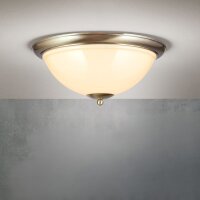 Deckenleuchte Messing Glas E27 rund D: 50,8 cm AMALIA