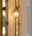 Wandlampe Glas Messing massiv E27 B: 40 cm mit Schalter