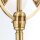 Stehlampe Messing massiv Glas 160 cm in Bronze Weiß E27