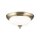 Deckenleuchte Metall Glas D: 26,5 cm rund E14 2-flammig