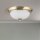 Deckenleuchte Metall Glas D: 26,5 cm rund E14 2-flammig