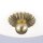 Deckenleuchte Metall Glas D: 26,5 cm rund E14 2-flammig