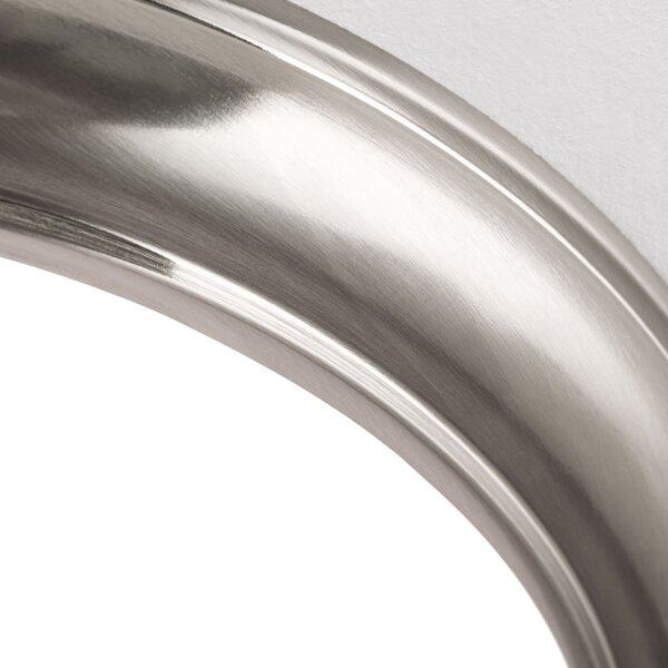 Deckenleuchte Metall Glas E27 rund D: 35,5 cm 2-flammig