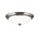 Deckenleuchte Metall Glas E27 rund D: 35,5 cm 2-flammig