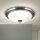 Deckenlampe Metall Glas E27 Ø 48 cm rund 3-flammig